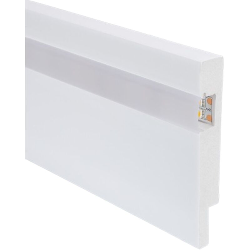 Efectoled - Moulure Plinthes Modern pour Rubans led 10 m