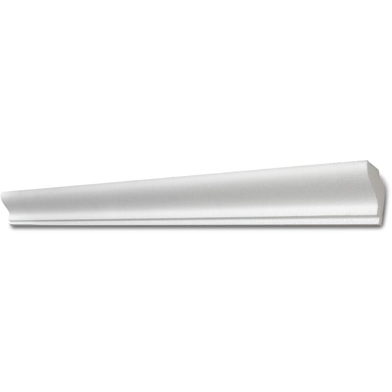 DECOSA Moulure pour ruban LED G37 - polystyrène - blanc - 33 x 41 mm - long. 2 m - 5 pces (=10 m)