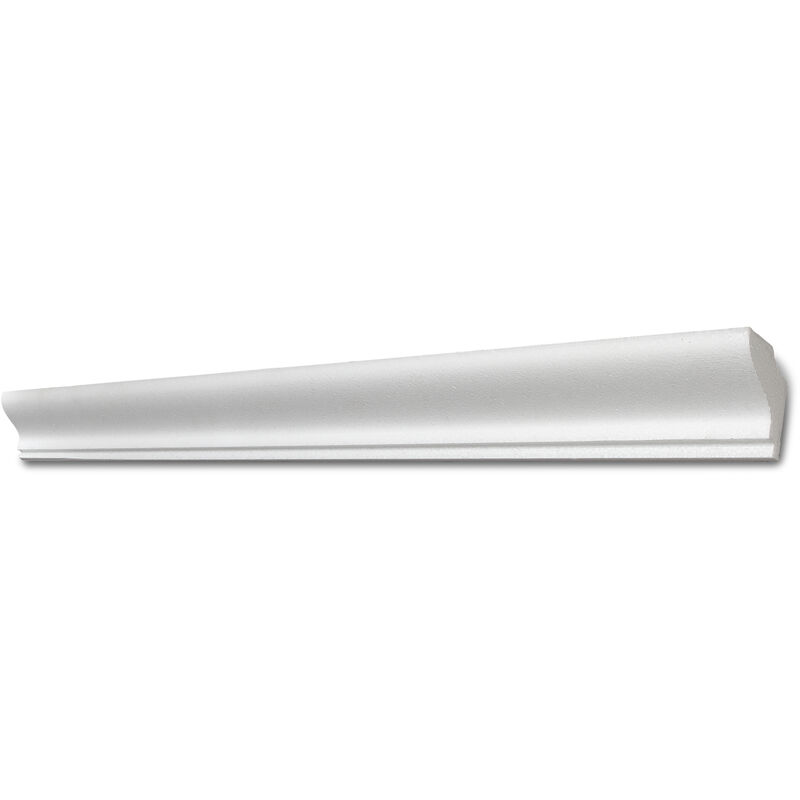 Decosa - Moulure pour ruban led G37 - polystyrène - blanc - 33 x 41 mm - long. 2 m - 10 pces (=20 m) - blanc