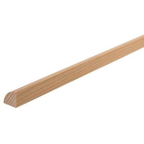 Moulure quart de rond en pin 12mm – Longueur 2,40 m – Finition soignée pour encadrements et plinthes – Pour aménagement intérieur – Sotrinbois