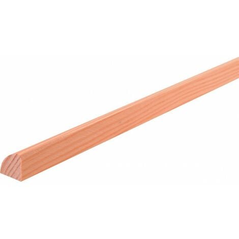 Moulure quart de rond pin diamêtre 25 longueur 2,40 m