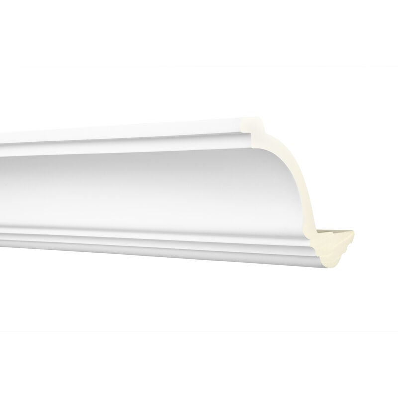 Moulure Stucco Bordure d'angle Profilé led pu 128x104mm AE003 2 Mètres