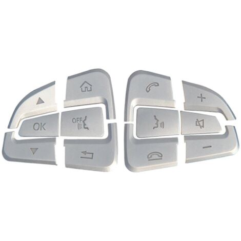 Moulures de boutons de volant (1 paire) compatibles avec GLC, GLE, GLS et GLA-AquaForge