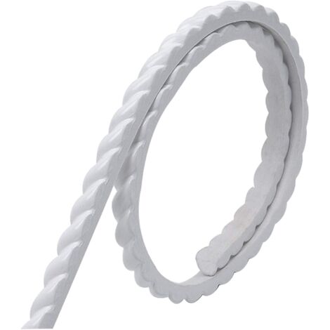 Moulures décoratives à peindre, joints d'étanchéité étanches, décorations à faire soi-même, 500 cm de long x 15 mm de large x 7 mm de haut