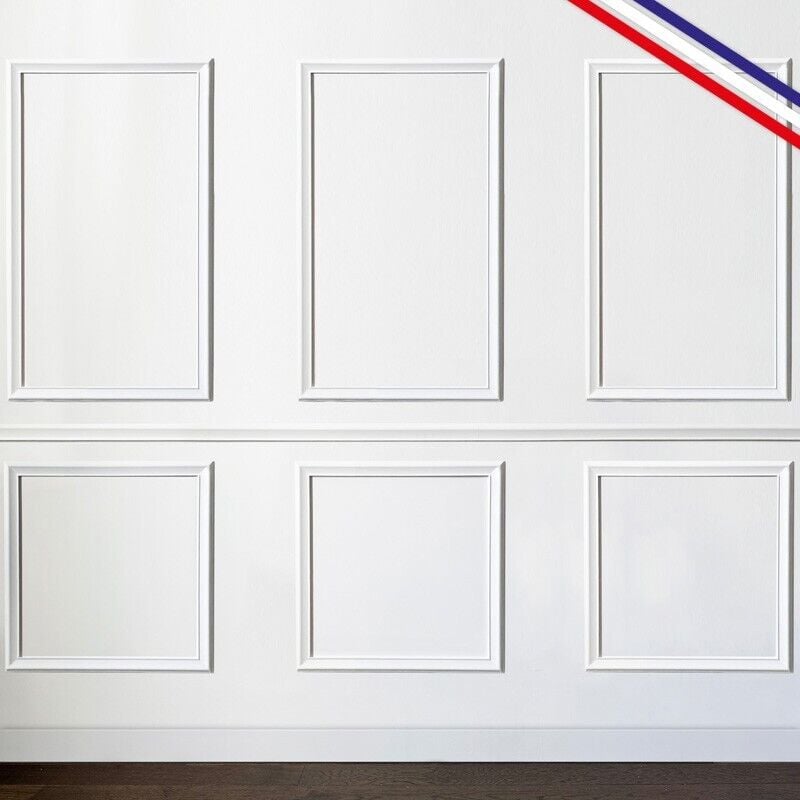 99déco - Moulures pour Kit Mural prêt à peindre apolline b en Pin Massif des Landes 100% pefc - 99DECO - Largeur 3 mètres