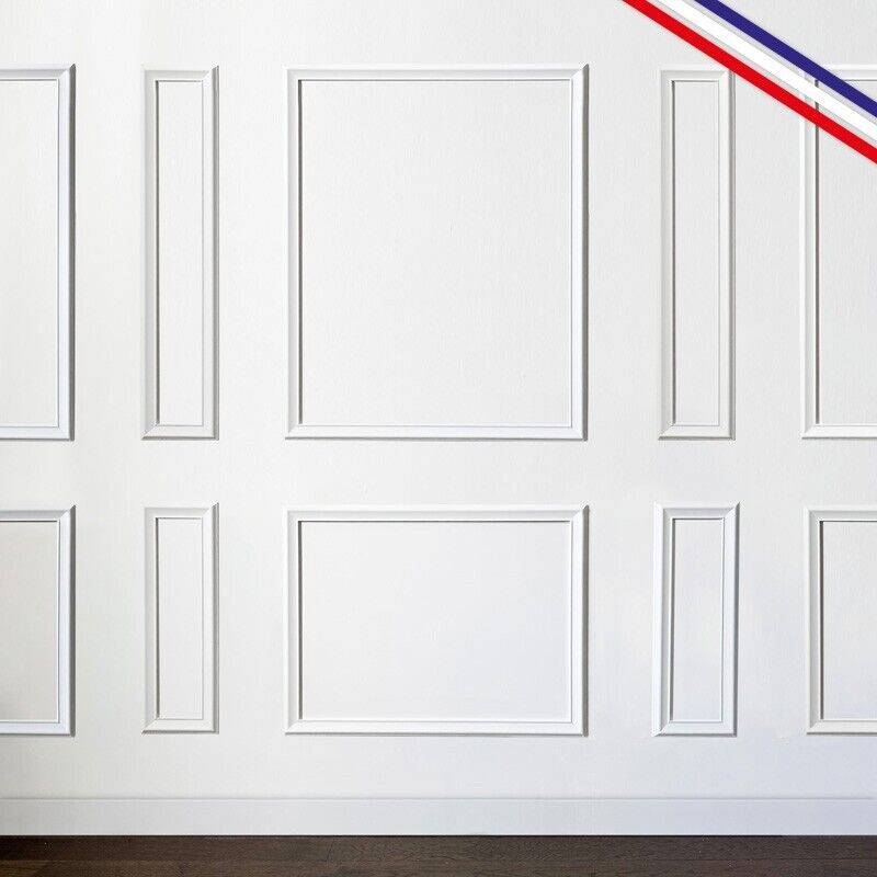 Moulures pour Kit Mural prêt à peindre justine a en Pin Massif des Landes 100% pefc - 99DECO - Largeur 3 mètres