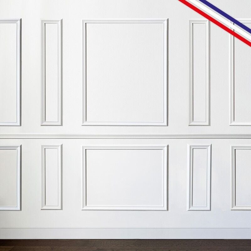 Moulures pour Kit Mural prêt à peindreJUSTINE b en Pin Massif des Landes 100% pefc - 99DECO - Largeur 3 mètres
