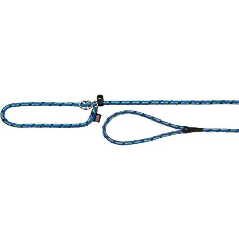 Mountain rope guinzaglio semistrangolo: L-XL: 1.70m/diametro 13mm nero/arancione