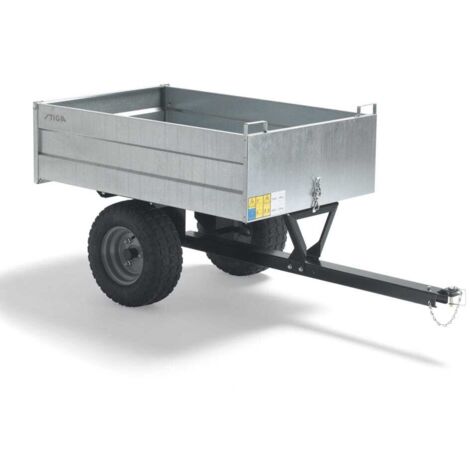 Mountfield – Remorque Pro Cart pour tracteur de pelouse – Plateau de coupe 122 cm – Modèle TC102 – Pour terrains accidentés