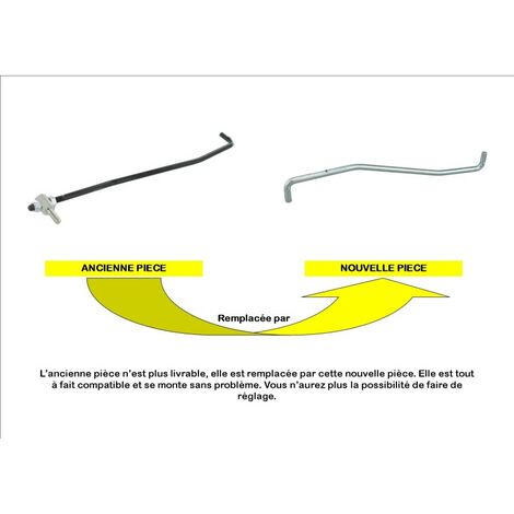 Mountfield – Tringle hauteur de coupe pour tondeuse autoportée Castelgarden – Pièce d'origine – Compatible modèles SD98, SD108 – Pour coupe précise