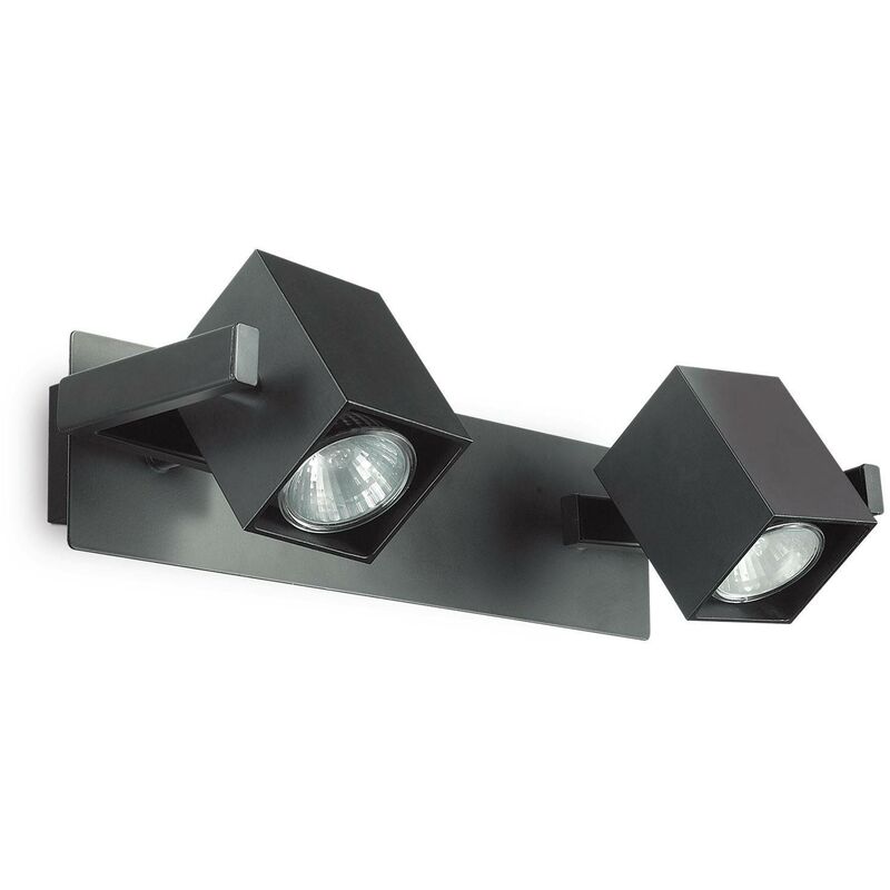 Mouse - 2 Light Wall Light Black - Ideal Lux