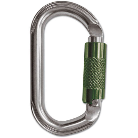 Mousqueton aluminium double action