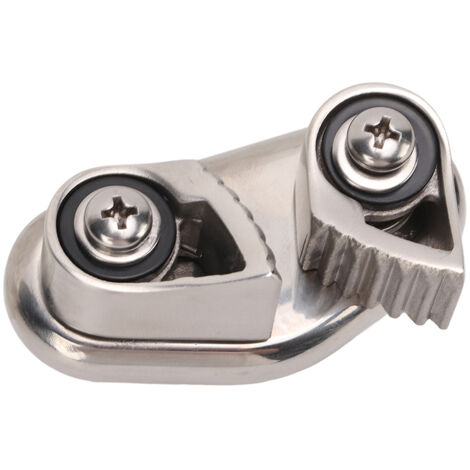 Mousqueton de bateau avec anneau de guidage en fil, équipement de voile en acier inoxydable 316 poli miroir pour corde de 10mm