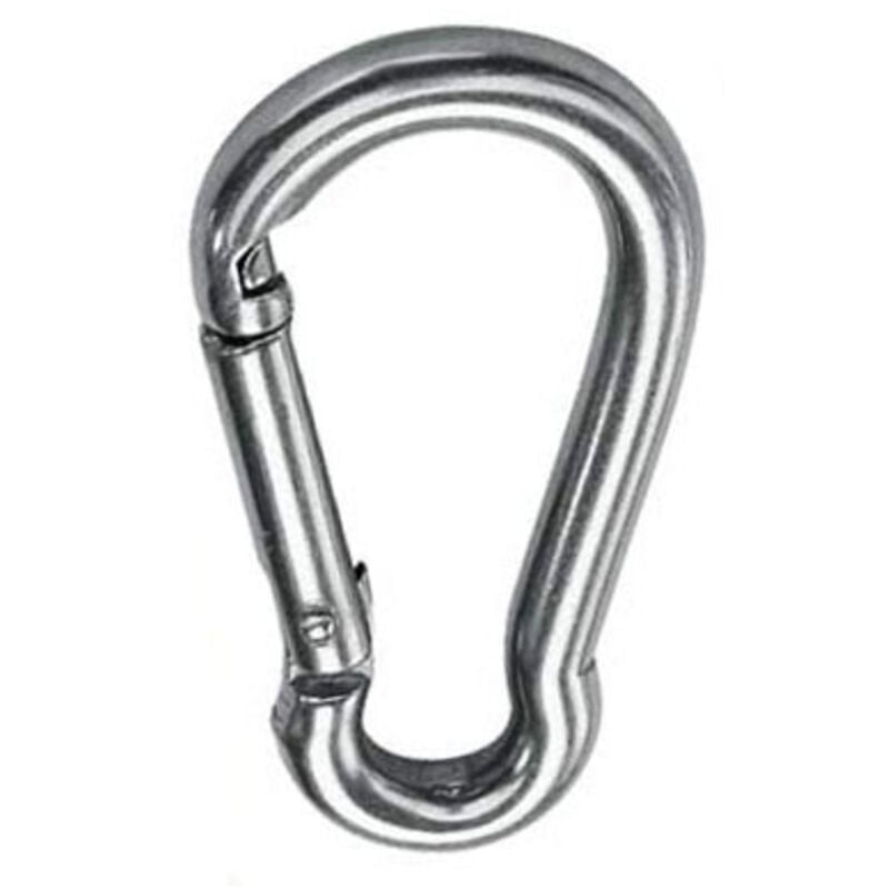 Sachet de 25 mousquetons pompier normaux 80mm