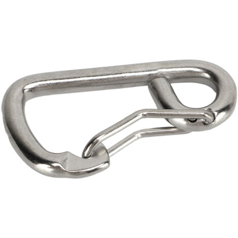 Mousqueton de plongée robuste en acier inoxydable 316, pour équipement nautique et accastillage marin