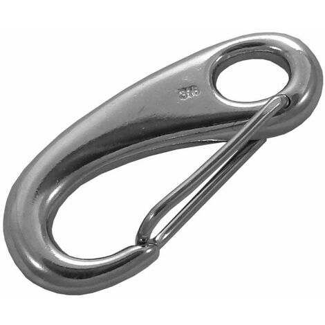 Mousqueton De Sécurité 70Mm Inox A4 / Aisi 316