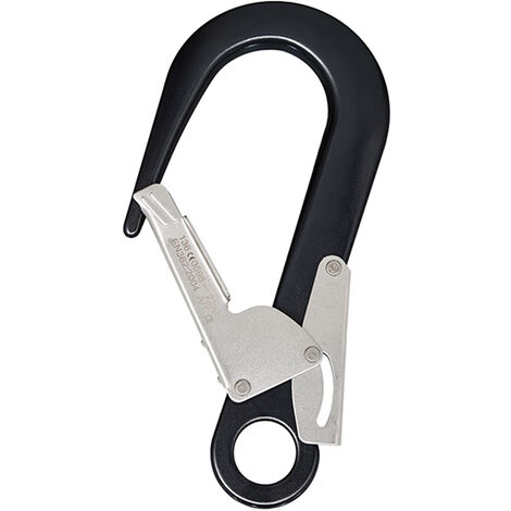 Mousqueton d'échafaudage vert verrouillage automatique - Aluminium - 60 mm
 - FA5021860