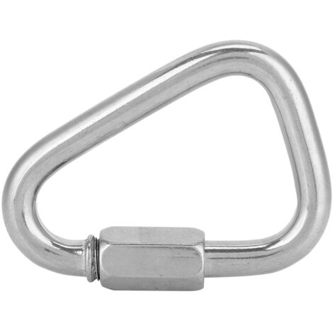 Mousqueton d'escalade en acier inoxydable M12, durable et sécurisé pour via ferrata et alpinisme