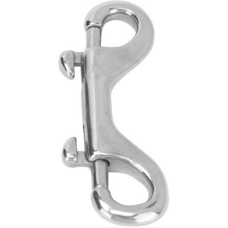 Mousqueton Double Extrémité en Acier Inox 316 pour Câble Marine 100mm