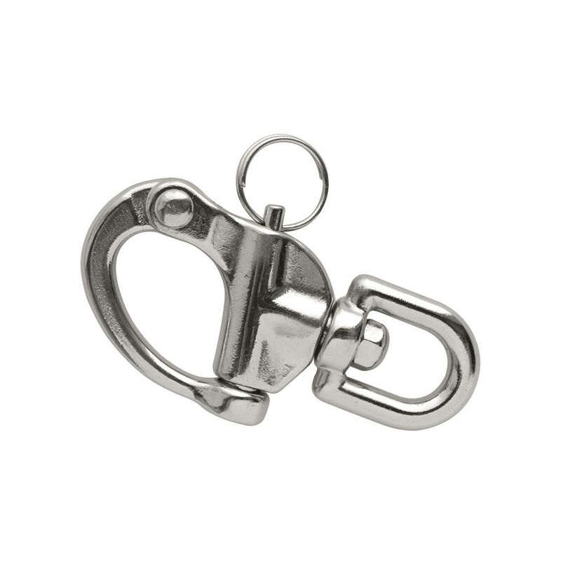 Mousqueton drisse émerillon - ORANGEMARINE - 128 mm