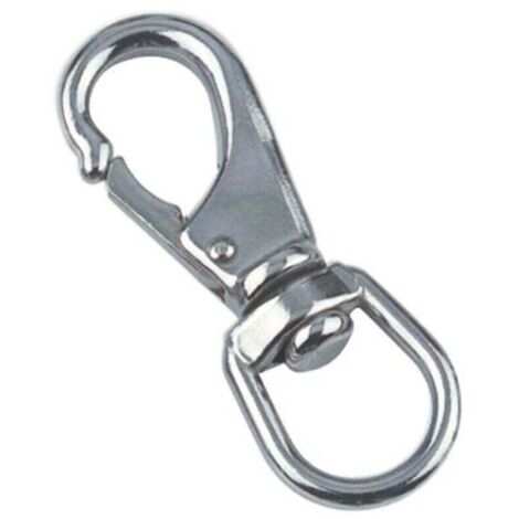 Mousqueton émerillon inox A4 - 1 pc - 86 mm