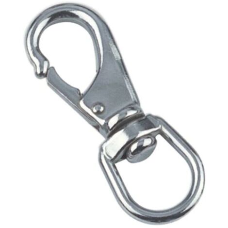 Mousqueton émerillon inox A4 - 1 pc - 86 mm