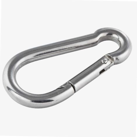 Mousqueton en acier inoxydable 8,1cm