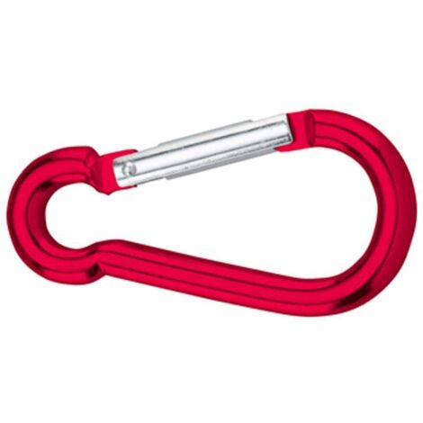 Mousqueton en aluminium anodisé rouge dörner + helmer 4815824