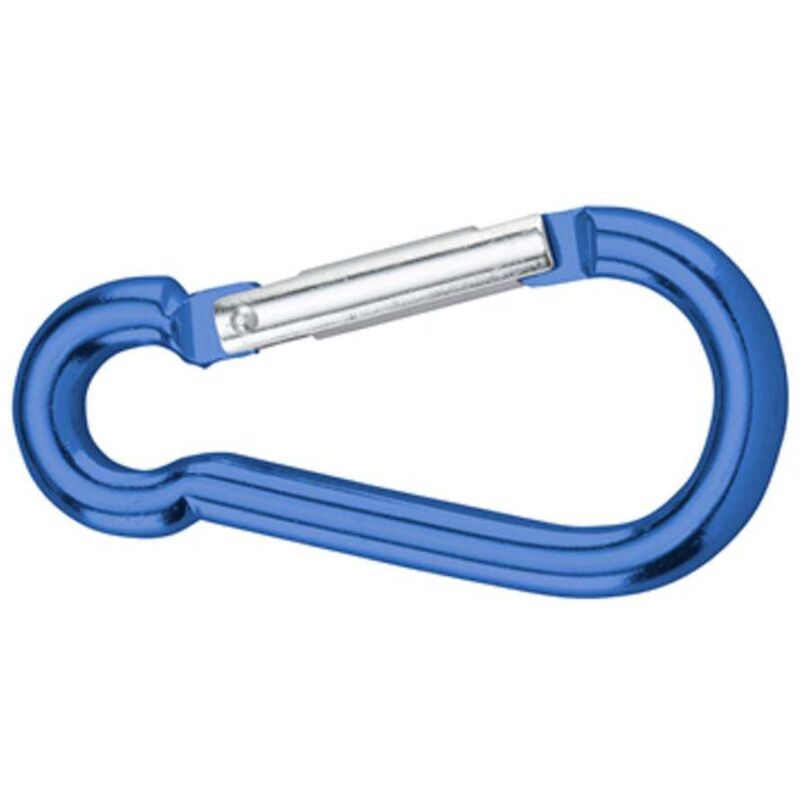 Mousqueton en aluminium bleu anodisé Dörner+helmer 4815704