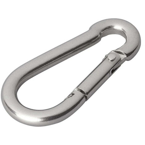 Mousqueton inox 6x60mm
