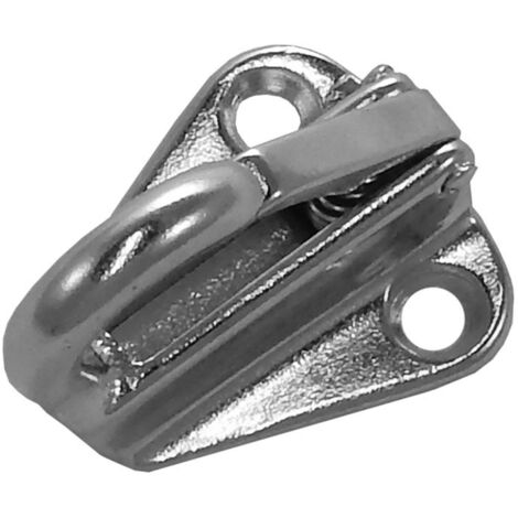 Mousqueton inox A4 40mm sur platine – Résistant à la corrosion – Pour environnements marins – Charge maximale 200kg