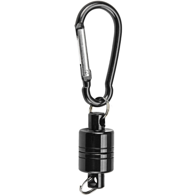 Mousqueton magnétique puissant pour randonnée pêche escalade, attache portable robuste noir