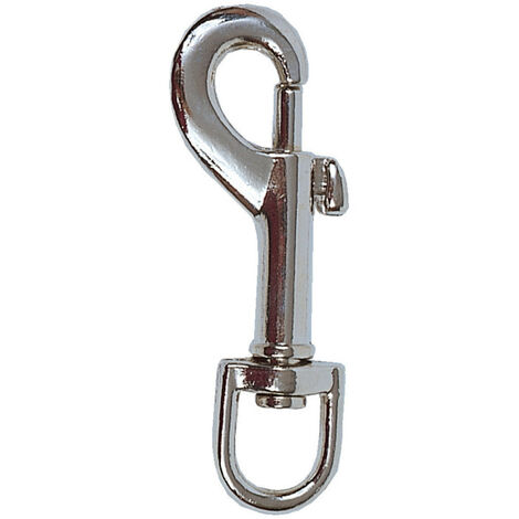 Mousqueton métal L. 90 mm  pour chien - animallparadise