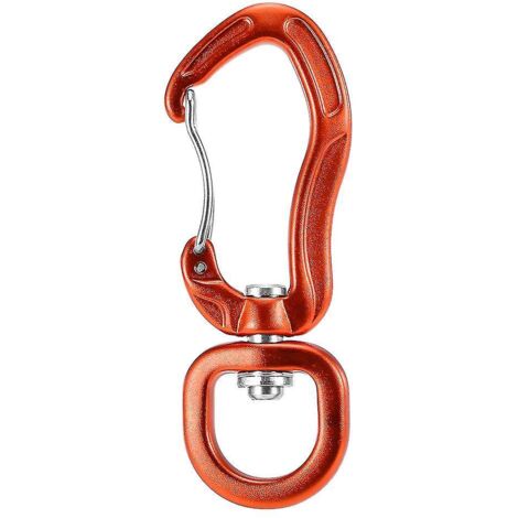 Mousqueton pivotant à 360°, petit mousqueton à fil, mousqueton rotatif pour hamac, anneau en C