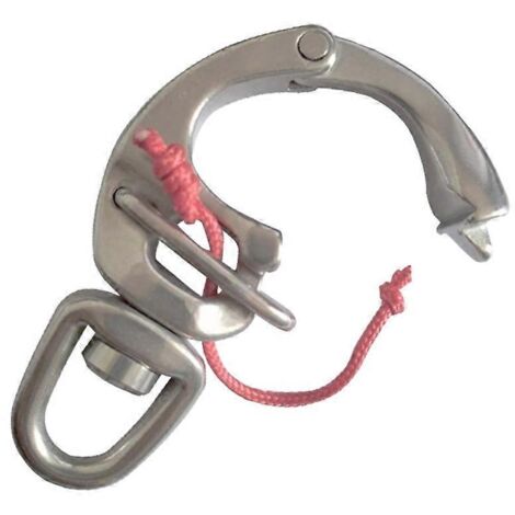 Mousqueton pivotant à œillet, crochet pour bateau, mousqueton, équipement nautique pour yacht