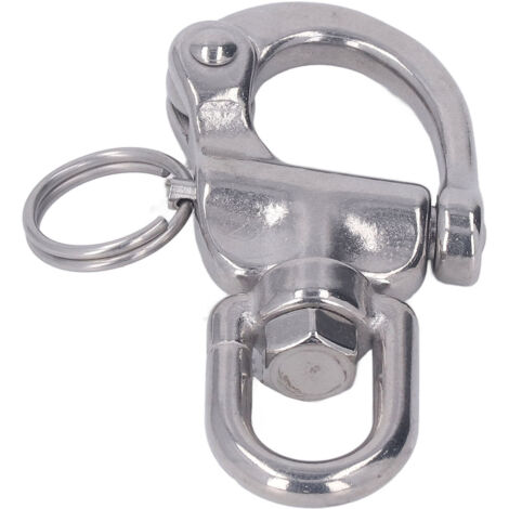Mousqueton rapide en acier inoxydable pour voile, rotation complète pour drisse de spi.