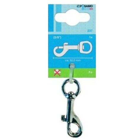 Mousquetons acier boulon k82 vern.a 1 pc. (Par 10)
