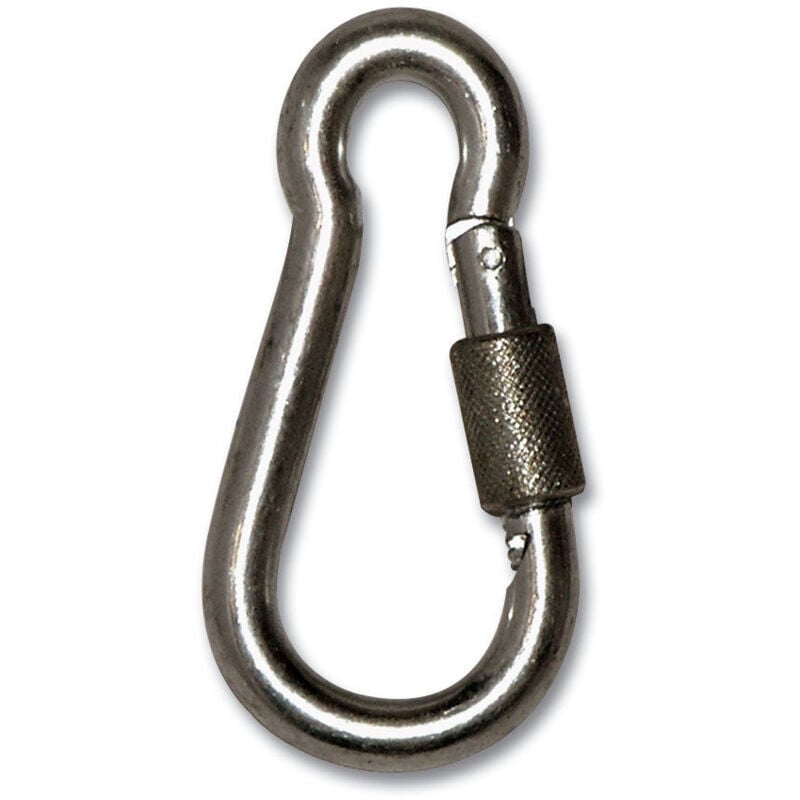 Fplus - Mousquetons de sécurité avl 7x70 galvanisés pour pompiers