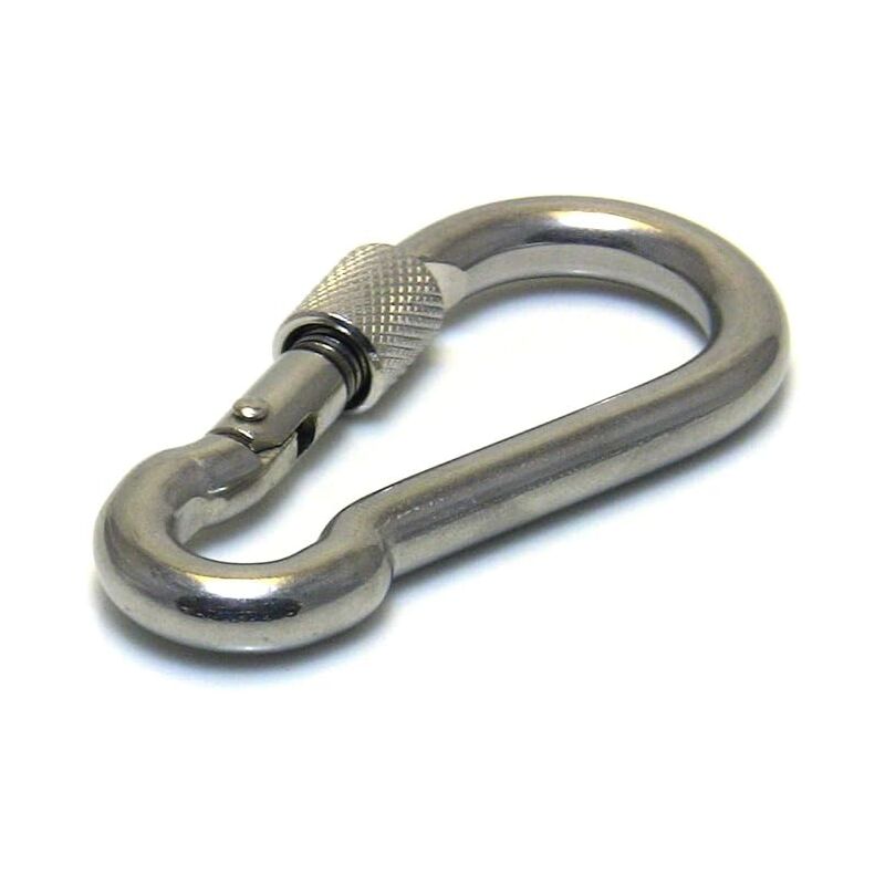 Mousquetons en acier inoxydable avec fermoir mousqueton Niro aisi 316