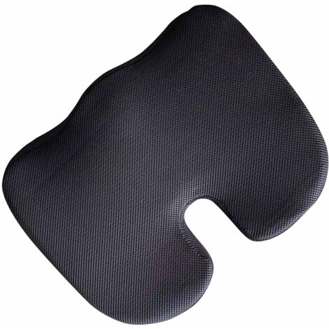 Mousse à Mémoire de Forme Coussin Siege Voiture Coussin de Siège de Voiture Conducteur Rehausseur Adulte Ergonomique Orthopédique Sciatique pour Auto D'assise Chaise de Bureau Fauteuil