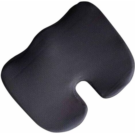 Mousse à Mémoire de Forme Coussin Siege Voiture Coussin de Siège de Voiture Conducteur Rehausseur Adulte Ergonomique Orthopédique Sciatique pour Auto D'assise Chaise de Bureau Fauteuil