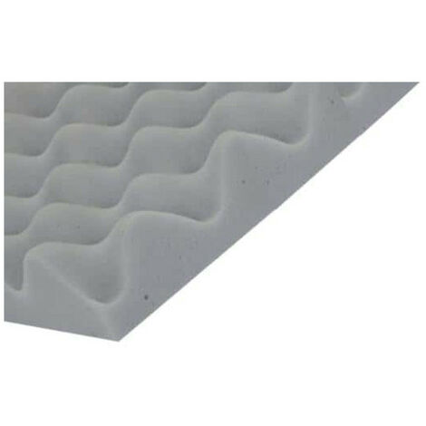 Mousse à picot mélamine 125x125 cm – Épaisseur 45 mm – Densité 11 kg/m3 – Isolation acoustique pour studios et machines
