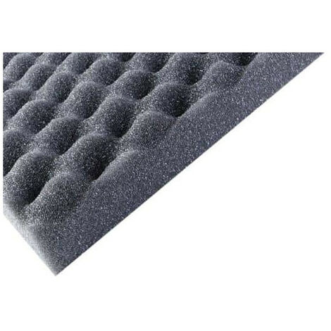 Mousse à picot standard polyuréthane 200x100 cm épaisseur 25 mm densité 33kg par m3