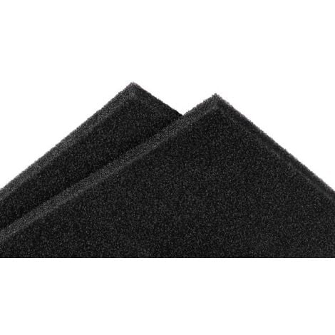 Mousse acoustique Monacor MDM-8602 Polyuréthane noir Y295511