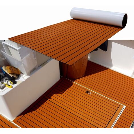 Mousse antidérapante générique Eva Marine Matte Retro Teak synthétique pour bateaux