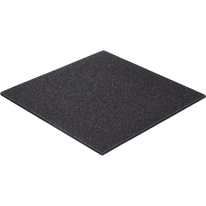Mousse antistatique Wolfgang Warmbier 4550.06.0300 300 x 300 x 6 mm noir 1 pc s L x l x h