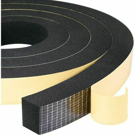 Mousse Bande de Joint 2 Rouleaux 25mm(l) x20mm(H) x4m(L) Joint d’étanchéité Resister aux Intemperies Antichoc Anticollision Protection des Meubles