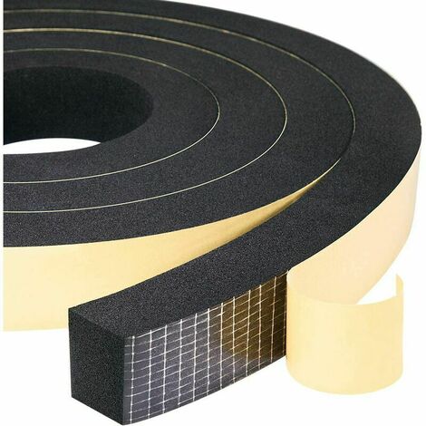 Mousse Bande de Joint 2 Rouleaux 25mm(l) x20mm(H) x4m(L) Joint d’étanchéité Resister aux Intemperies Antichoc Anticollision Protection des Meubles