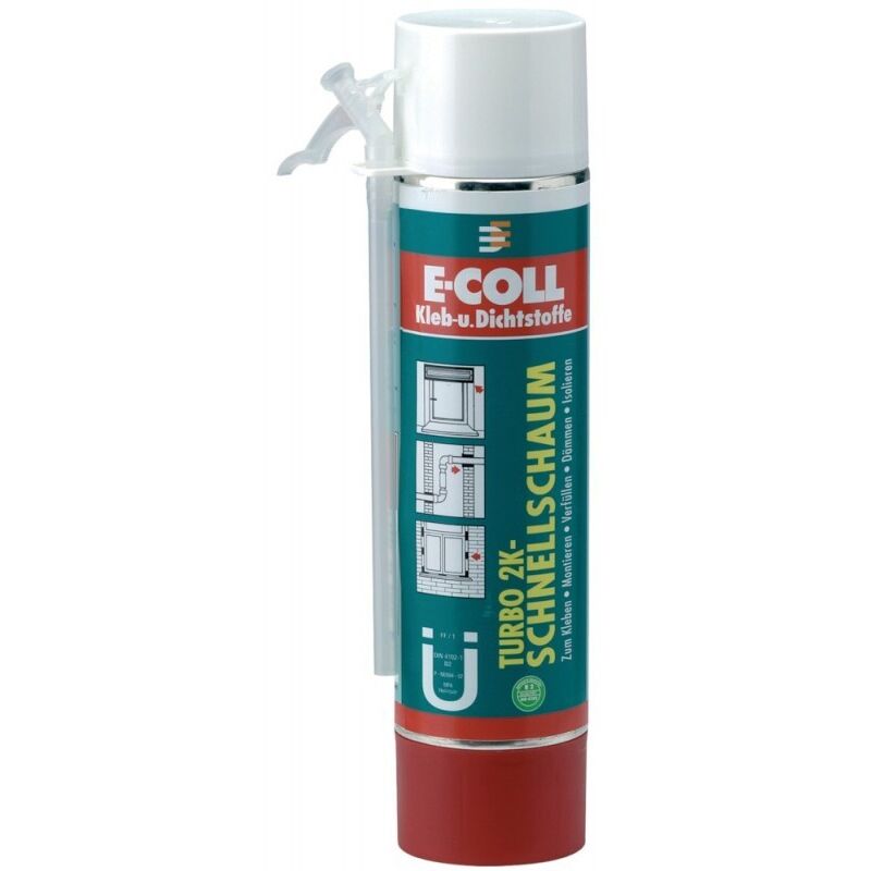 E-coll - Mousse de montage pu 2K Turbo 400ml (Par 12)