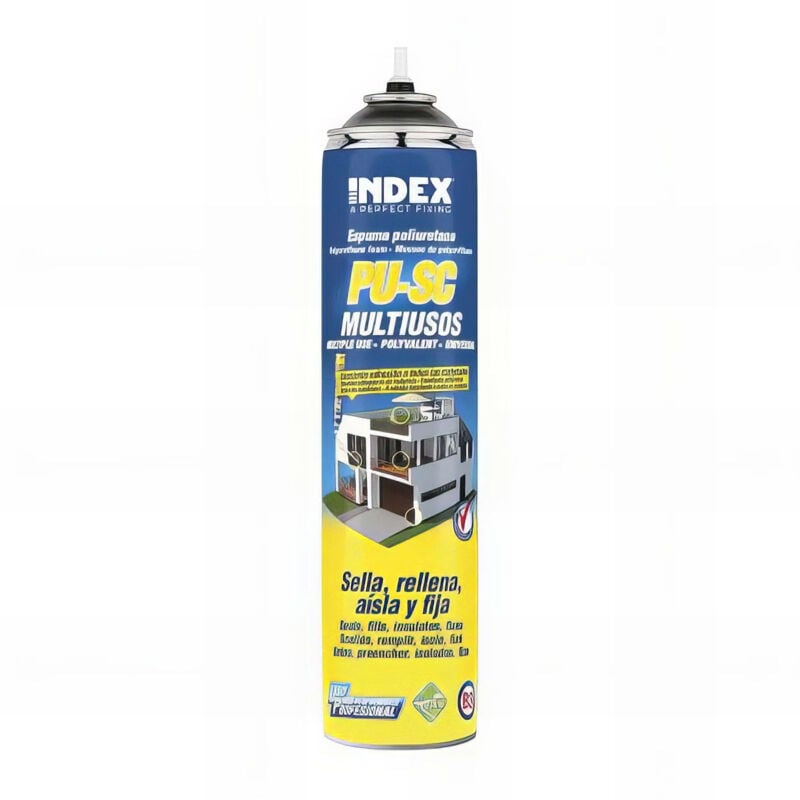 Index - 12 mousses de polyuréthane multiusages, application avec canule - 750 ml